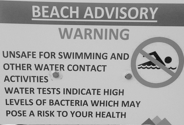 A sign that says,